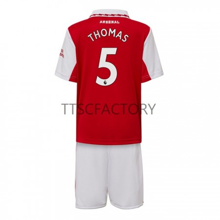 Fußballtrikots Arsenal Thomas Partey 5 Kinder 2022-2023 Kurzarm Heimtrikotsatz kaufen